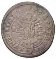 1679K-B 15kr Ag "I. Lipót" Körmöcbánya (5,7g) T:2,2- /  
Hungary 1679K-B 15 Kreuzer Ag &q...