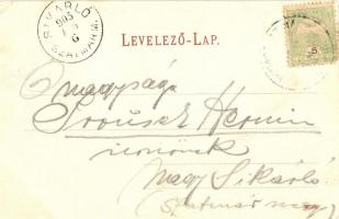 Szlatinafüred, Slatina; Pável sósfürdő, Vendéglő. Berger Miksa kiadása / restaurant, hotel (EK)