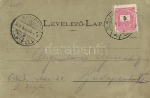 Baja, Fő tér üzletekkel. Kollár A. kiadása (EK)