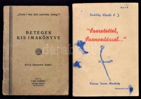 Vegyes vallási könyvtétel, 6 db: Officium Hebdomadae Sanctae, Elmélkedések Szűz Mária Tiszteletére, ...