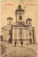 Selmecbánya, Schemnitz, Banska Stiavnica; Német templom. W. L. 457. / German church  (EK)