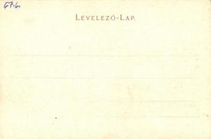 Selmecbánya, Schemnitz, Banska Stiavnica; látkép a plébánia templommal. Joerges / panorama view with...