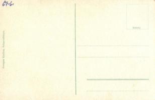 Selmecbánya, Schemnitz, Banska Stiavnica; látkép a Leányvárral. Joerges / panorama view with castle