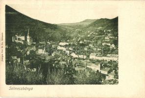 Selmecbánya, Schemnitz, Banska Stiavnica; látkép. Joerges özv. és fia / panorama view