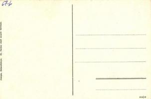 Selmecbánya, Schemnitz, Banska Stiavnica; Óvár udvara a kálváriával. Joerges, Ifj. Farkas Jenő amatő...
