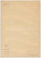 Karl Wlasak (?-?): Ex libris Emmi Andrusiewicz. Linó, papír, két helyen jelzett, 14×7 cm