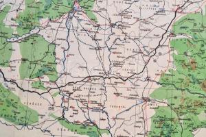 cca 1920 Magyarország gazdaságföldrajzi térképe. Teleki Pál és Cholnoky Jenő közreműködésével. Szerk...