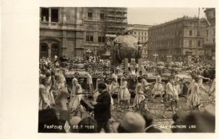 1928 Vienna, Wien; X. Deutsches Bundes Sängerfest, Festzug / 10th German Federal Song Festival - 27 ...