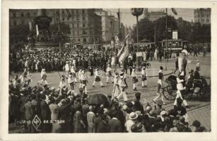 1928 Vienna, Wien; X. Deutsches Bundes Sängerfest, Festzug / 10th German Federal Song Festival - 27 ...