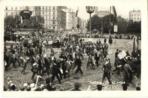1928 Vienna, Wien; X. Deutsches Bundes Sängerfest, Festzug / 10th German Federal Song Festival - 27 ...
