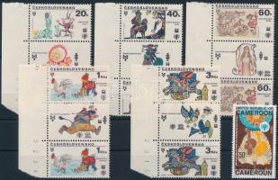 International Children's Year 9 set + 1 block + 3 stamp Nemzetközi gyermekév motívum 9 klf sor ...