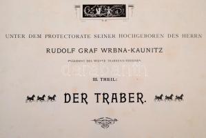 Das Goldene Buch des Renn-, Reit-, und Traber-sport. Szerk.: Alexander Duschnitz, Anton Prinz, Josep...