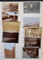 1915-1918 I. világháborús katonai fotógyűjtemény, 80 db, főleg az olasz harctérről, részben Romániáb...