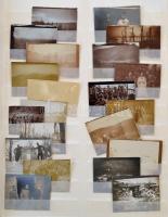 1915-1918 I. világháborús katonai fotógyűjtemény, 80 db, főleg az olasz harctérről, részben Romániáb...