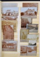 1915-1918 I. világháborús katonai fotógyűjtemény, 80 db, főleg az olasz harctérről, részben Romániáb...