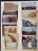 1915-1918 I. világháborús katonai fotógyűjtemény, 80 db, főleg az olasz harctérről, részben Romániáb...