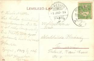 Ópusztaszer, Pusztaszer; Árpád szobor Ezredéves emlék (EK)