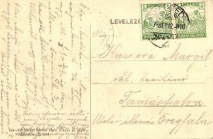 Szeged, Margit utca polgári leányiskola, Dohány és szivar kisáruda. Bartos Lipót kiadása (fa)