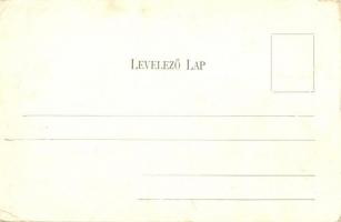 Tét, Kir. Járásbíróság, Katolikus templom, Kisfaludy ház, Postahivatal, Sauer Bernát vegyeskereskedé...