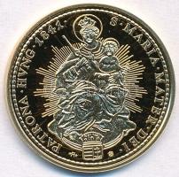 DN "Magyar aranypénzek utánveretben - V. Ferdinánd dukát, 1841" aranyozott Ag emlékérem ta...