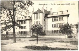 Nagyvárad, Oradea; M. kir. országos csendőrségi iskola / gendarmerie school 1940 Nagyvárad visszatért So. Stpl