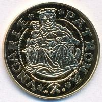 DN "Magyar aranypénzek utánveretben - János Zsigmond aranyforint, 1560" aranyozott Ag emlé...