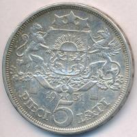 Lettország 1931. 5L Ag T:2 kis patina
Latvia 1931. 5 Lati Ag C:XF small patina
Krause KM# 9