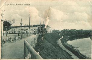 Baja - 5 db RÉGI megíratlan városképes lap / 5 pre-1945 unused town-view postcards