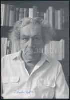 Faludy György (1910- 2006) Kossuth-díjas magyar költő, műfordító aláírása meghívón