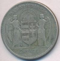 1930. 5P Ag "Horthy jobbra" T3 patina
Adamo P8
