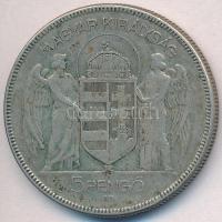 1930. 5P Ag "Horthy jobbra" T3 patina
Adamo P8