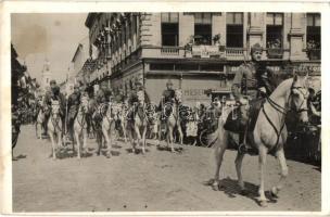 1940 Szatmárnémeti, Satu Mare; bevonulás / entry of the Hungarian troops (fl)