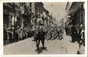 1940 Szatmárnémeti, Satu Mare; bevonulás / entry of the Hungarian troops (EK)
