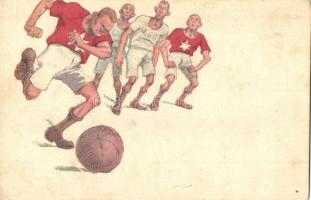 Football match. B.K.W.I. 279-3. s: Carl Josef (fl)