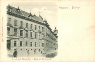 Pozsony, Pressburg, Bratislava; Királyi Törvényszék / Gerichtshof / tribunal court