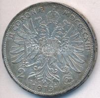 Ausztria 1913. 2K Ag "Ferenc József" T:2,2- kis szennyeződés
Austria 1913. 2 Corona Ag &q...