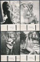 Akt fotónaptár, 12 db fotó, 14x9 cm / Nudes, 12 photos, 14x9 cm