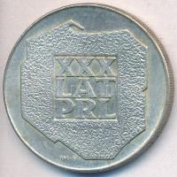 Lengyelország 1974. 200Zl Ag "A Lengyel Népköztársaság 30. évfordulója" T:2  Poland 1974. 200 Zlotych Ag "30th Anniversary - Polish Peoples Republic" C:XF  Krause Y#72