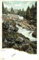 Tátra, Tarpatak, Nagyvízesés. Feitzinger Ede 53. / Kohlbach, Grosser Wasserfall / waterfall