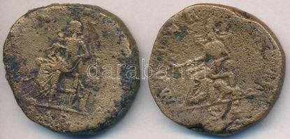 2db hamis római Dupondius, Lucilla és Julia T:3 2pcs of fake Roman Dupondius coins, Lucilla and Julia C:F
