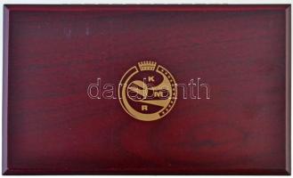 Belgium 2000. 1c-2E (8xklf) forgalmi szett fa díszdobozban, sorszámozott tanúsítvánnyal T:PP fo.
Be...