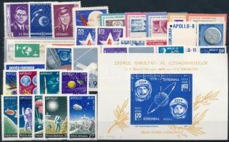 Space Research 1962-1963 6 sets + 7 stamps + 1 block, Űrkutatás 1962-1963 6 klf sor + 7 klf önálló érték + 1 blokk