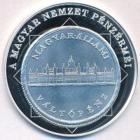 DN "A magyar nemzet pénzérméi - Az utolsó pengő 1944-1946" Ag emlékérem (10,43g/0,999/35mm...