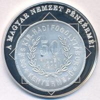 DN "A magyar nemzet pénzérméi - A háború kétnyelvű pénze 1914-1918" Ag emlékérem tanúsítvá...