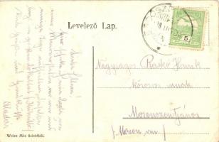 Erdőszentgyörgy, Sangeorgiu de Padure; látkép templommal, Weisz Mór kiadása / general view with chur...