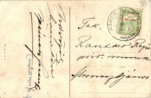 Budapest II. Margit körút, villamosok, Margit Park kávéház (EK)