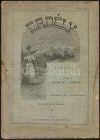 1896 Az Erdély honismertető lap V. évfolyamának 1-2. és 4., 5. száma