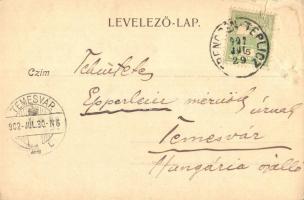 Trencsénteplic, Trencianske Teplice; Stefánia villa. Hans Nachbargauer / villa (r)