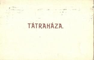 Tátraháza, Mlynceky; Fekvőcsarnok / spa sanatorium, lying hall (non PC) (képeslapfüzetből / from pos...