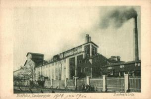 Botfalu, Bod, Brenndorf; Cukorgyár. H.S.M. 15015. Gravur / Zuckerfabrik / sugar factory